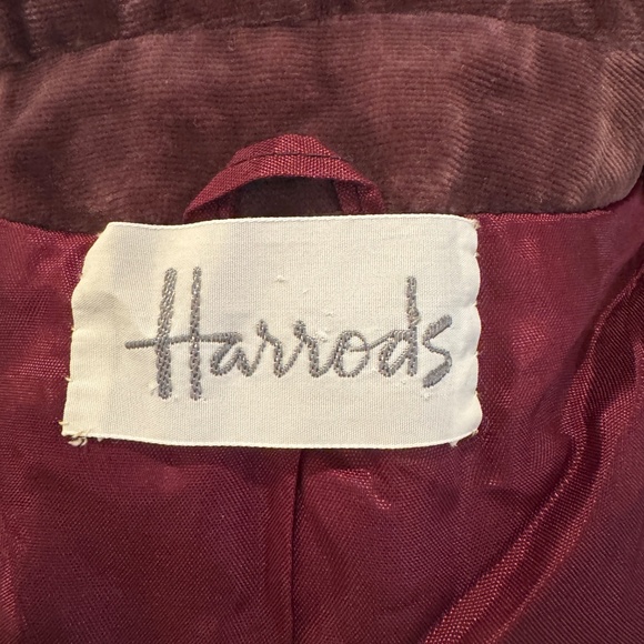 VINTAGE HARRODS BLAZER | TAILORED | VELVET | SCALLOP DETAIL | PETER PAN COLLAR - Picture 5 of 11
